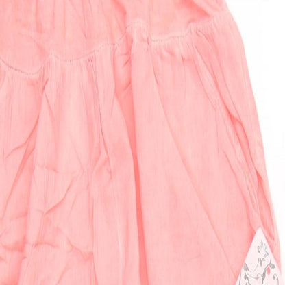 F Fashion Womens Pink  Viscose Jumpsuit One-Piece Size S L27 in Pullover