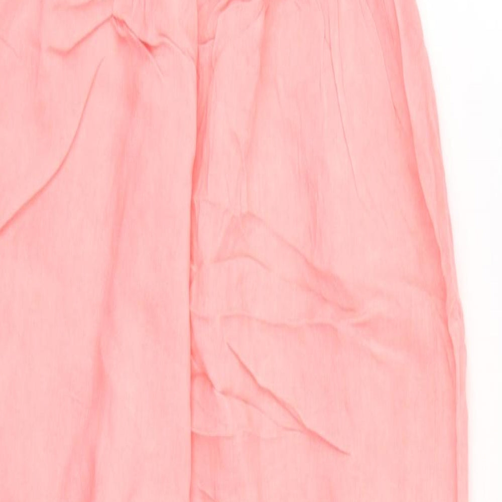 F Fashion Womens Pink  Viscose Jumpsuit One-Piece Size S L27 in Pullover
