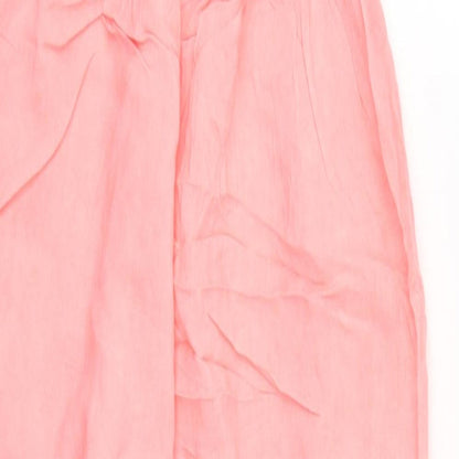 F Fashion Womens Pink  Viscose Jumpsuit One-Piece Size S L27 in Pullover