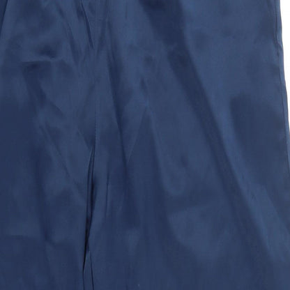 Womens UK Size L Preworn Regular Fit  Blue Trousers