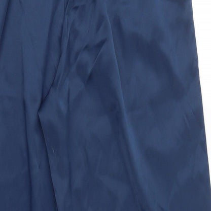 Womens UK Size L Preworn Regular Fit  Blue Trousers