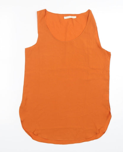 Womens UK Size M Vera & Lucy Orange Basic Tank
