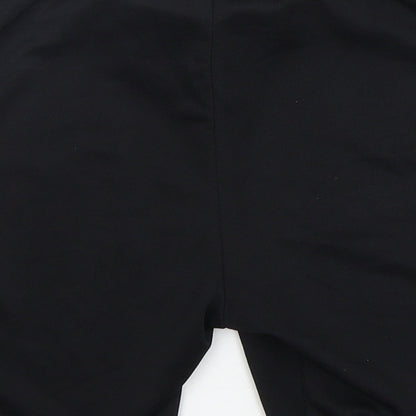 Boohoo Womens Black  Polyester Biker Shorts Size 8 L7 in Regular