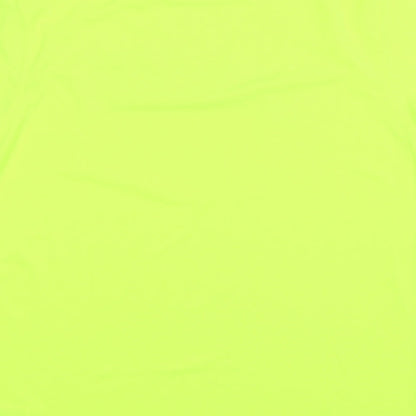 Awdis Mens Green  Polyester Pullover T-Shirt Size S Round Neck Pullover