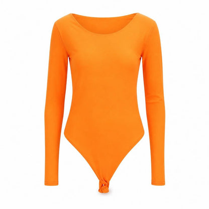 Womens UK Size 8 Boohoo One-Piece Orange Playsuit