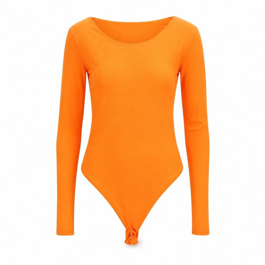 Womens UK Size 8 Boohoo One-Piece Orange Playsuit