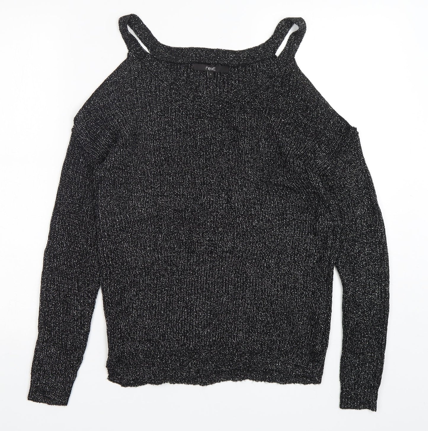 Womens UK Size 6 NEXT Silver Pullover Jumper