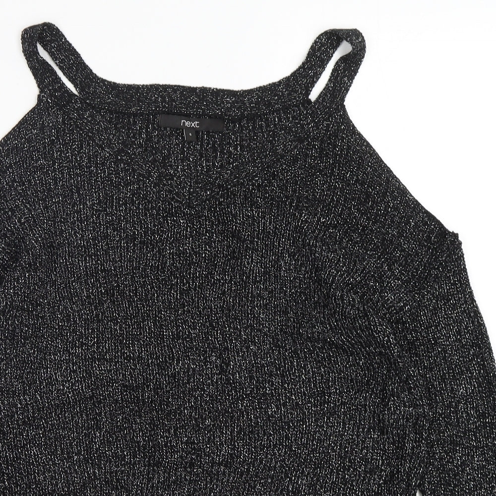 Womens UK Size 6 NEXT Silver Pullover Jumper