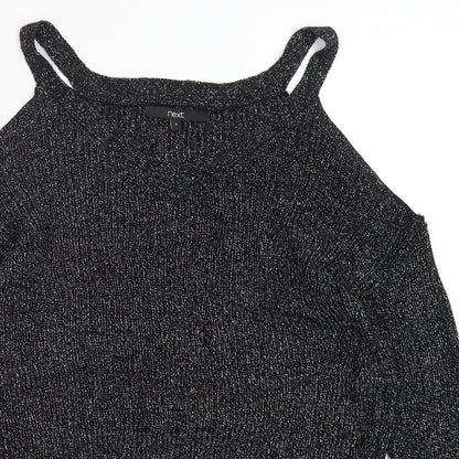Womens UK Size 6 NEXT Silver Pullover Jumper