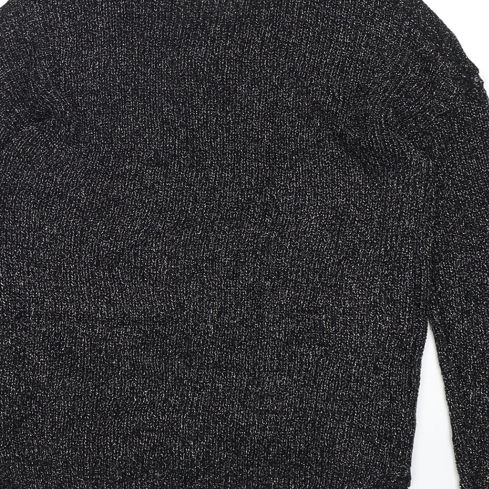 Womens UK Size 6 NEXT Silver Pullover Jumper