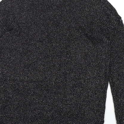 Womens UK Size 6 NEXT Silver Pullover Jumper