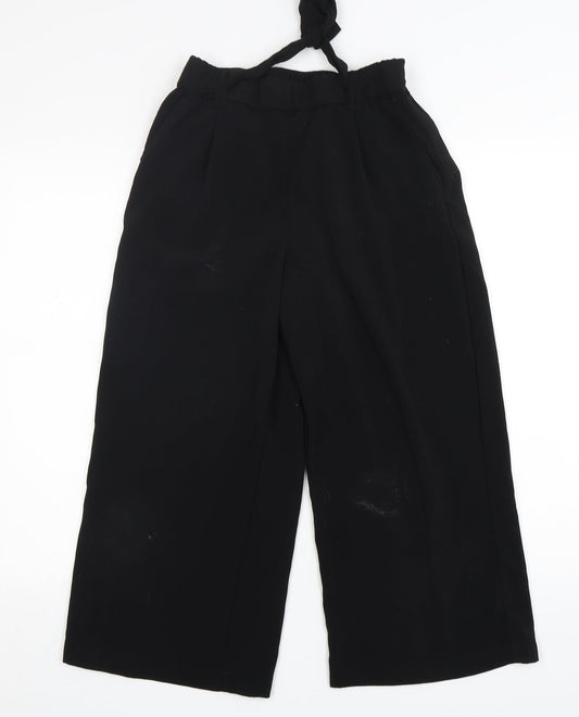 New Look Womens Black  Polyester Trousers  Size 8 L23 in Regular