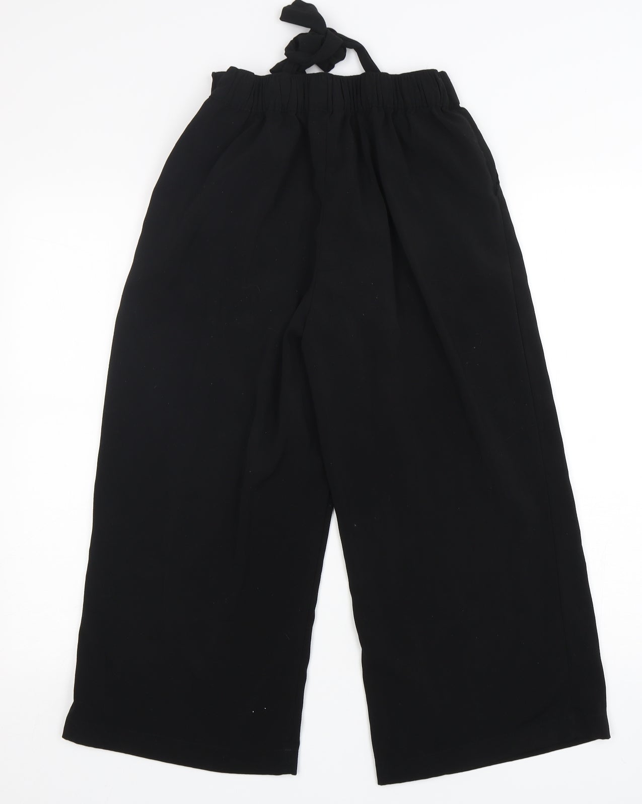 New Look Womens Black  Polyester Trousers  Size 8 L23 in Regular