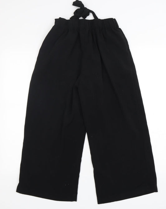 New Look Womens Black  Polyester Trousers  Size 8 L23 in Regular