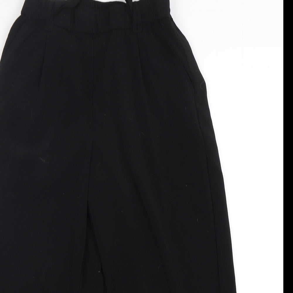 New Look Womens Black  Polyester Trousers  Size 8 L23 in Regular
