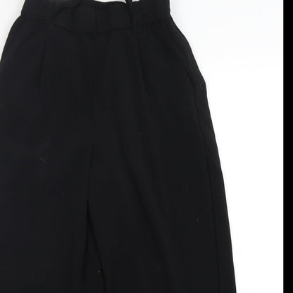 New Look Womens Black  Polyester Trousers  Size 8 L23 in Regular