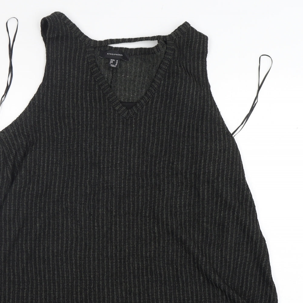 Atmosphere Womens Green  Polyester A-Line  Size 16  Round Neck