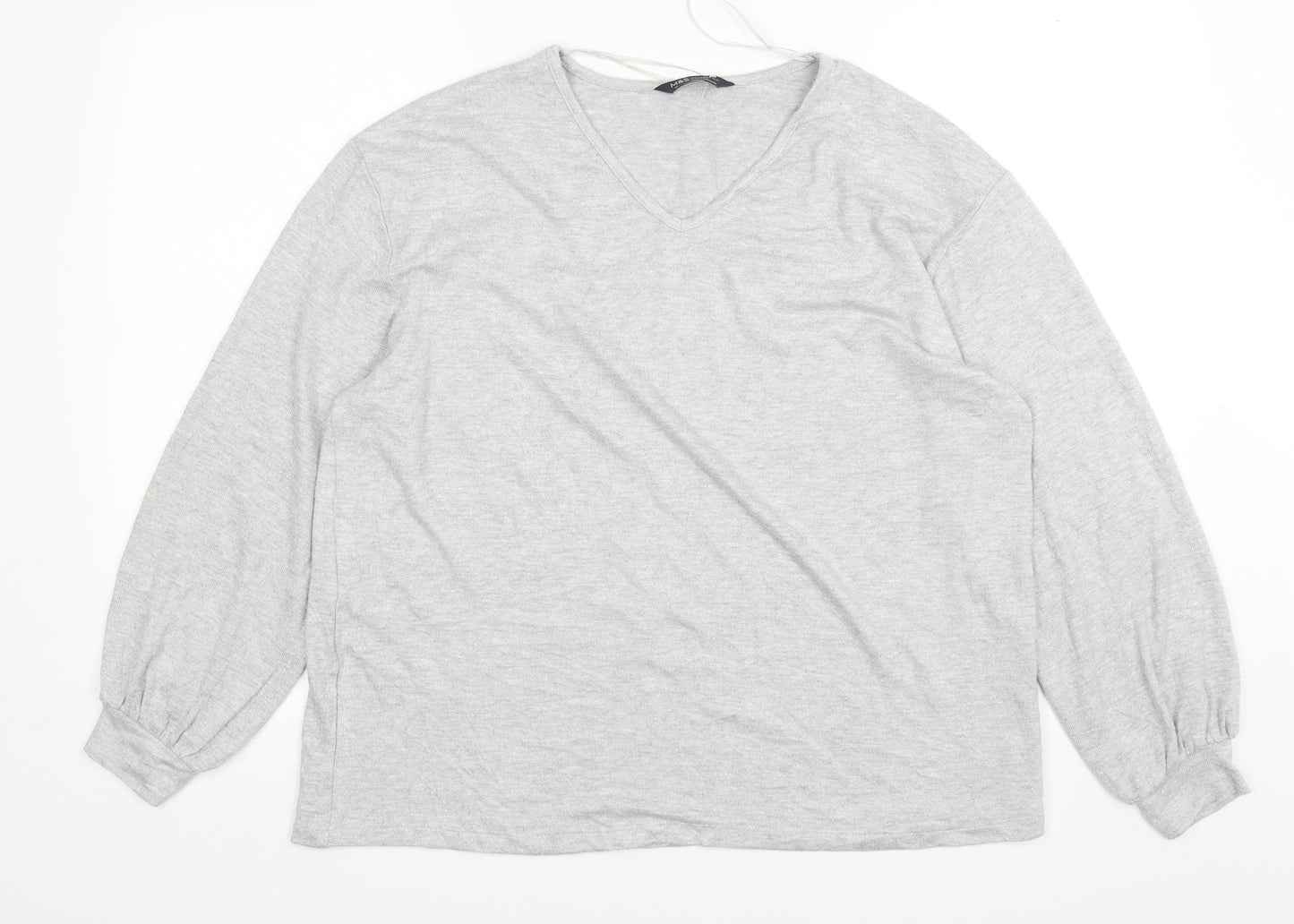 Womens UK Size 16 Marks and Spencer Grey Pullover Sweatshirt