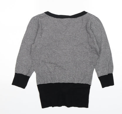 Womens UK Size 10 H&M Multicoloured Pullover Jumper
