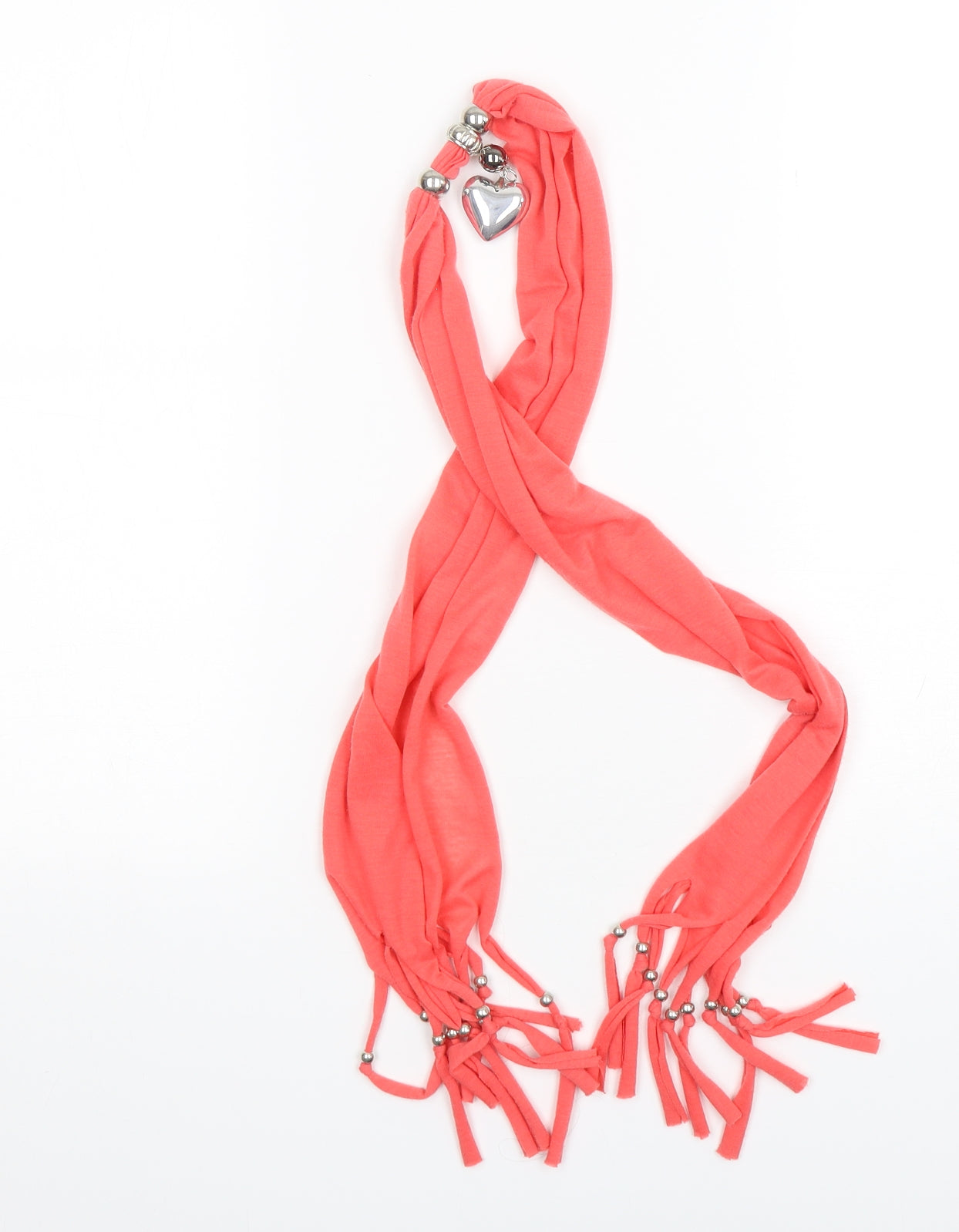 Preworn  Womens Pink  Polyester  Scarf
