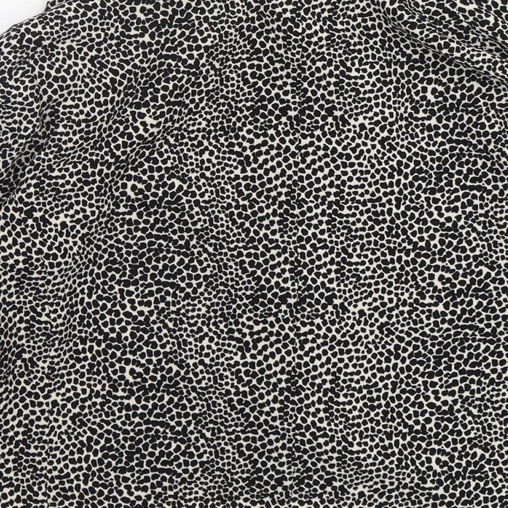 George Womens Multicoloured Animal Print Polyester Jacket Blazer Size 10