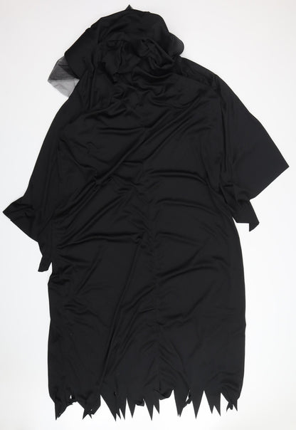 Amscan Womens Black  Polyester A-Line  One Size  Round Neck  - Grim Reaper Costume