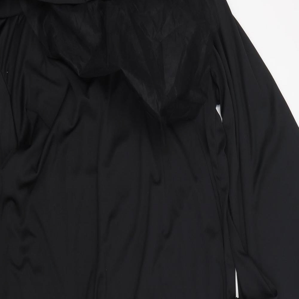 Amscan Womens Black  Polyester A-Line  One Size  Round Neck  - Grim Reaper Costume