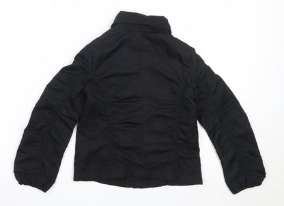 United Colors of Benetton Boys Black   Jacket  Size XS  Zip