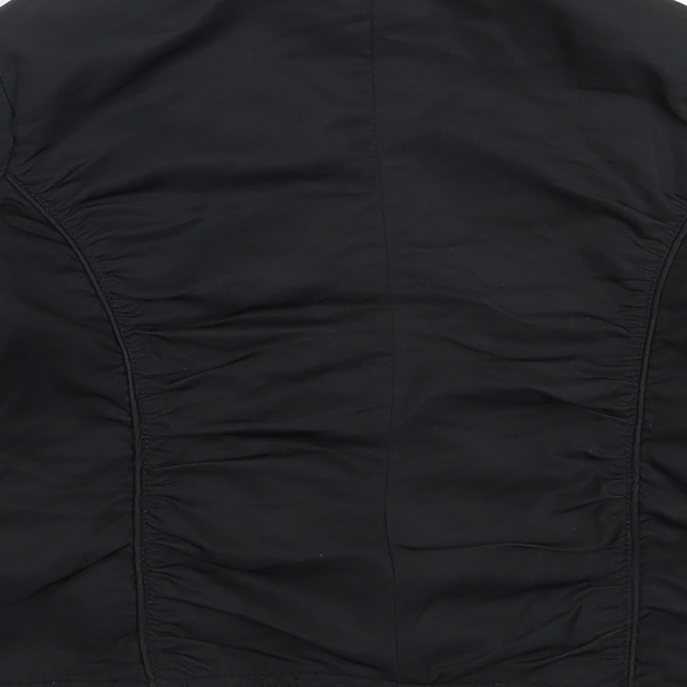 United Colors of Benetton Boys Black   Jacket  Size XS  Zip
