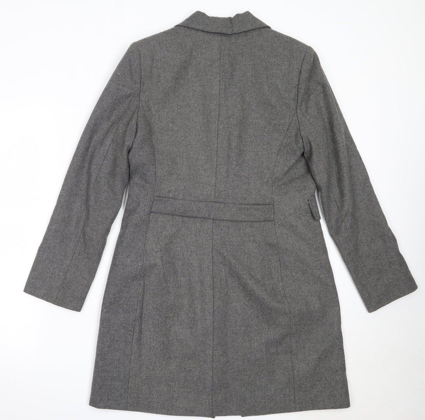 Waipai Womens Grey   Overcoat Coat Size 40