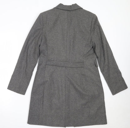 Waipai Womens Grey   Overcoat Coat Size 40