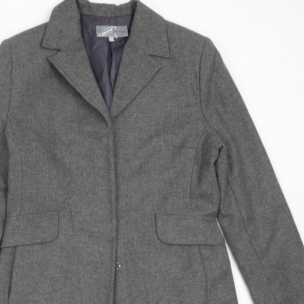 Waipai Womens Grey   Overcoat Coat Size 40