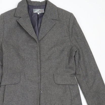Waipai Womens Grey   Overcoat Coat Size 40