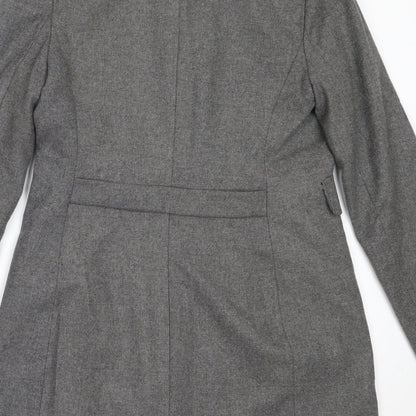 Waipai Womens Grey   Overcoat Coat Size 40