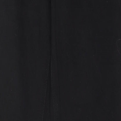 Seyoo Womens Black  Cotton Skinny Jeans Size 31 in L32 in Regular