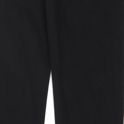 Seyoo Womens Black  Cotton Skinny Jeans Size 31 in L32 in Regular