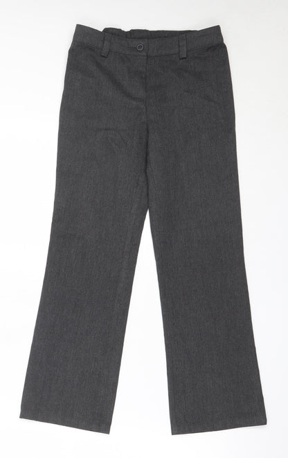 NEXT Girls Grey  Polyester Dress Pants Trousers Size 9 Months  Regular  - school