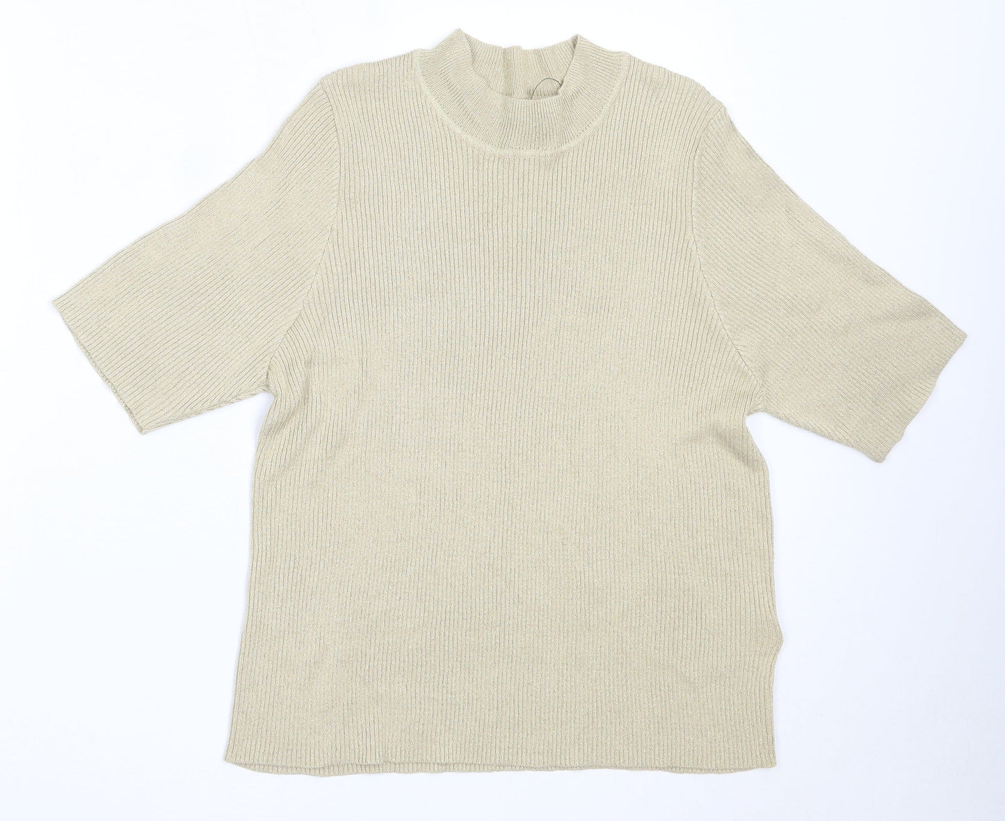 Womens UK Size 20 Marks and Spencer Beige Pullover Jumper