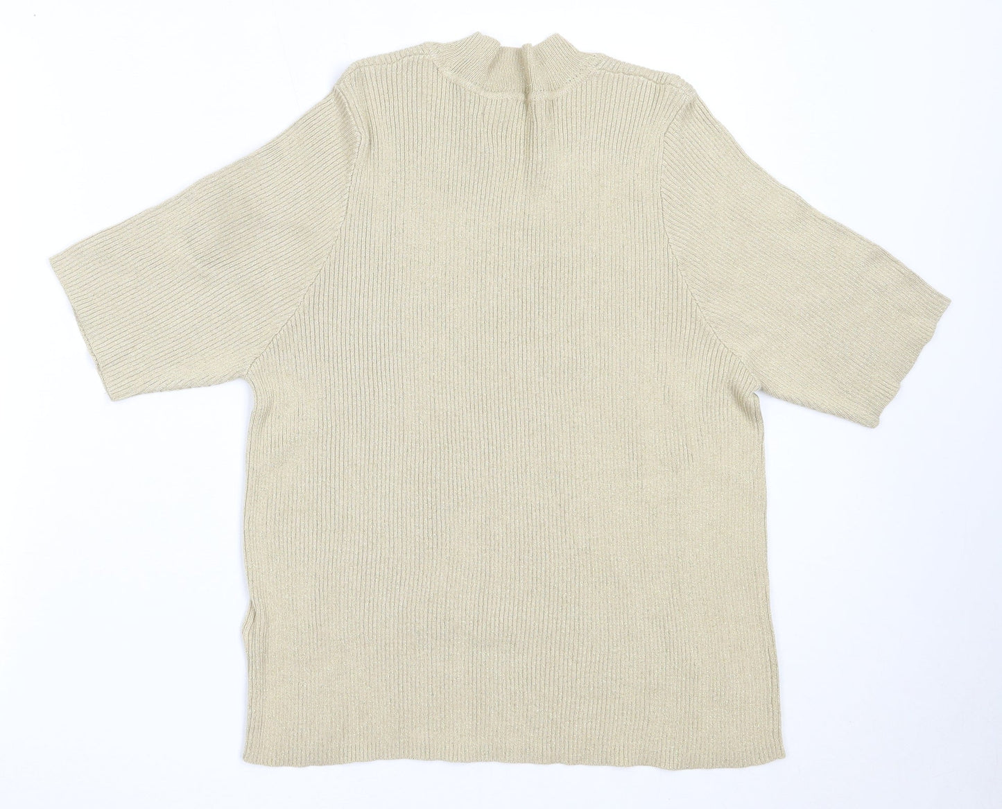 Womens UK Size 20 Marks and Spencer Beige Pullover Jumper