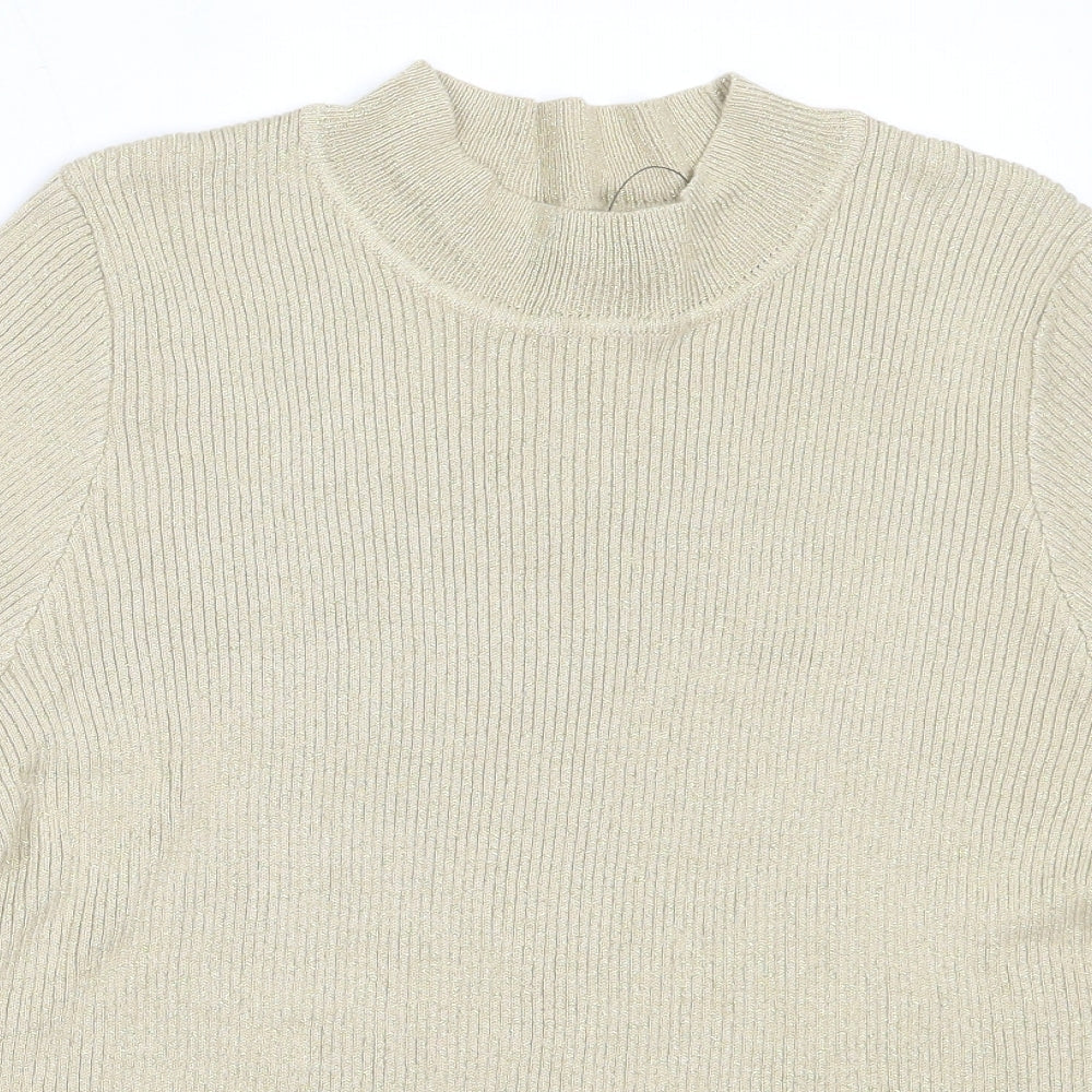 Womens UK Size 20 Marks and Spencer Beige Pullover Jumper