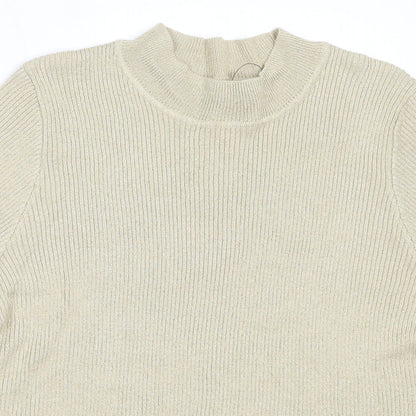 Womens UK Size 20 Marks and Spencer Beige Pullover Jumper
