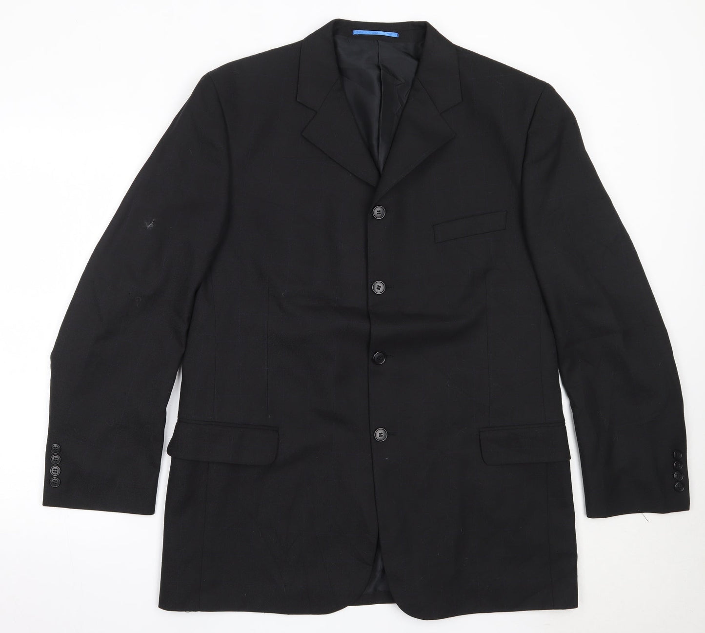 Mens UK Size L Wilson Regular Black Suit Jacket