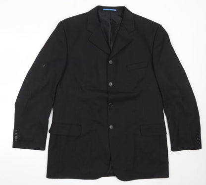 Mens UK Size L Wilson Regular Black Suit Jacket