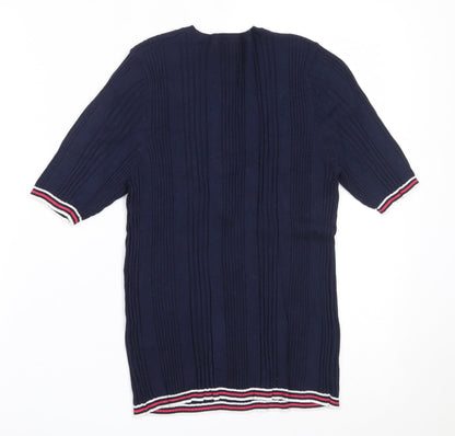 Womens UK Size 12 Marks and Spencer Blue Pullover Jumper