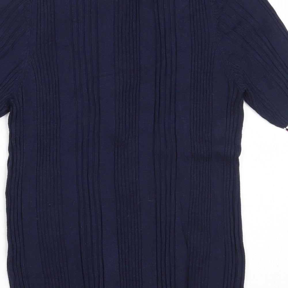 Womens UK Size 12 Marks and Spencer Blue Pullover Jumper