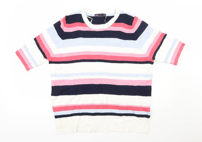 Womens UK Size 20 Marks and Spencer Multicoloured Pullover Jumper