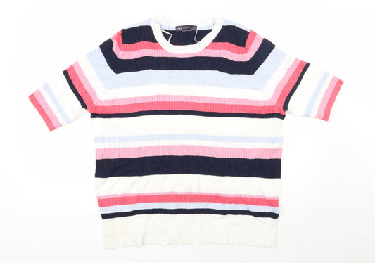 Womens UK Size 20 Marks and Spencer Multicoloured Pullover Jumper