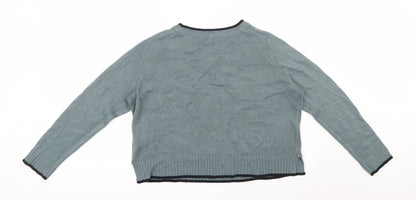 Womens UK Size M H&M Blue Pullover Jumper