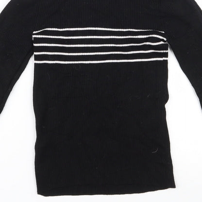 Womens UK Size 8 Miss Selfridge Black Pullover Jumper