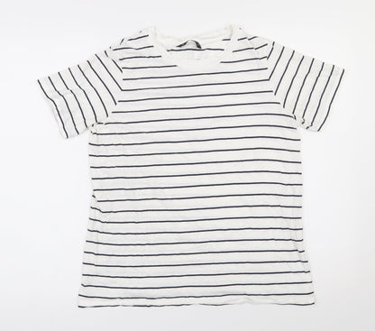 Womens UK Size S Dunnes Stores White Basic T-Shirt